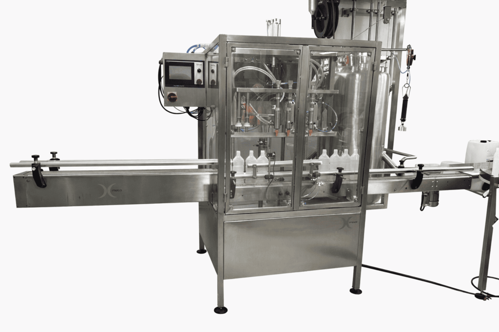 Maquina llenadora de botellas